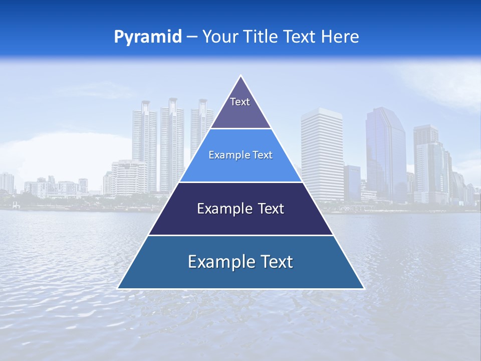 Light Metropolis Over PowerPoint Template