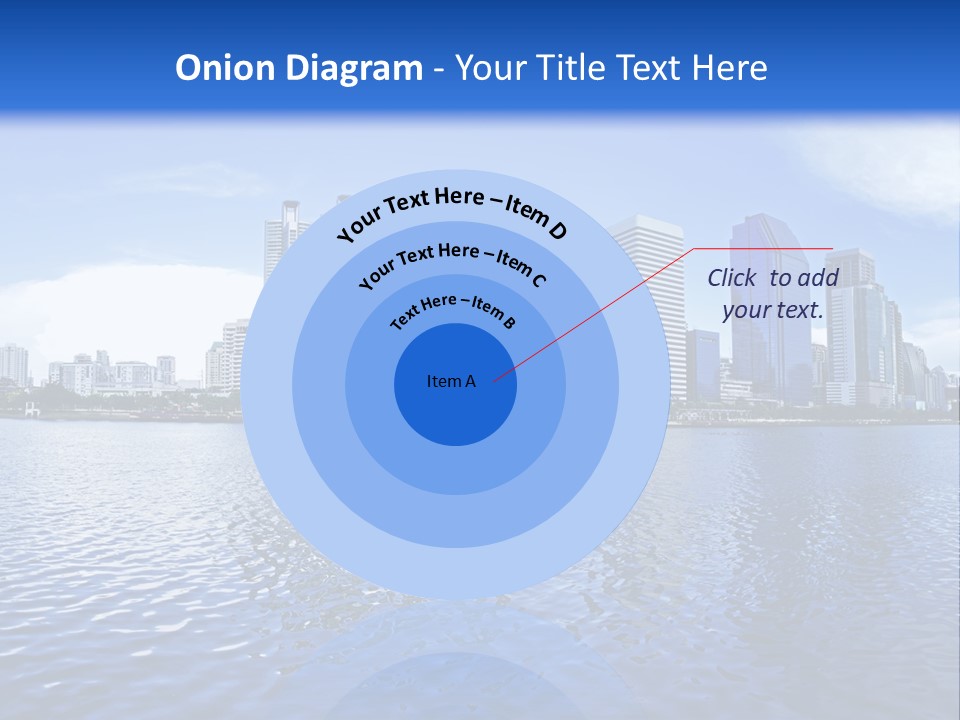 Light Metropolis Over PowerPoint Template