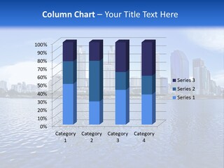 Light Metropolis Over PowerPoint Template