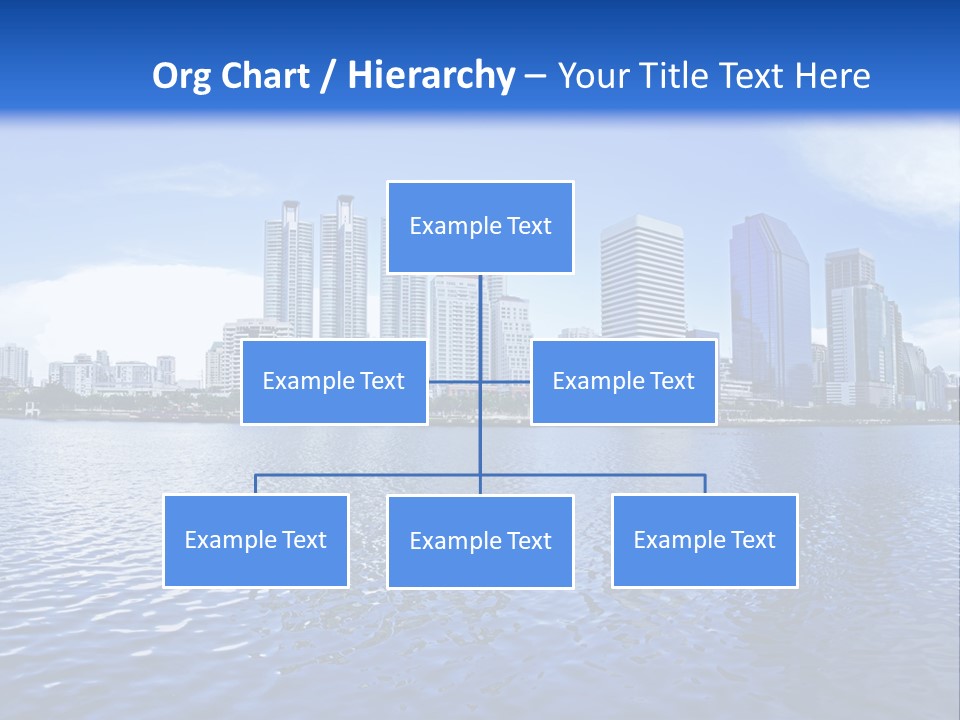 Light Metropolis Over PowerPoint Template