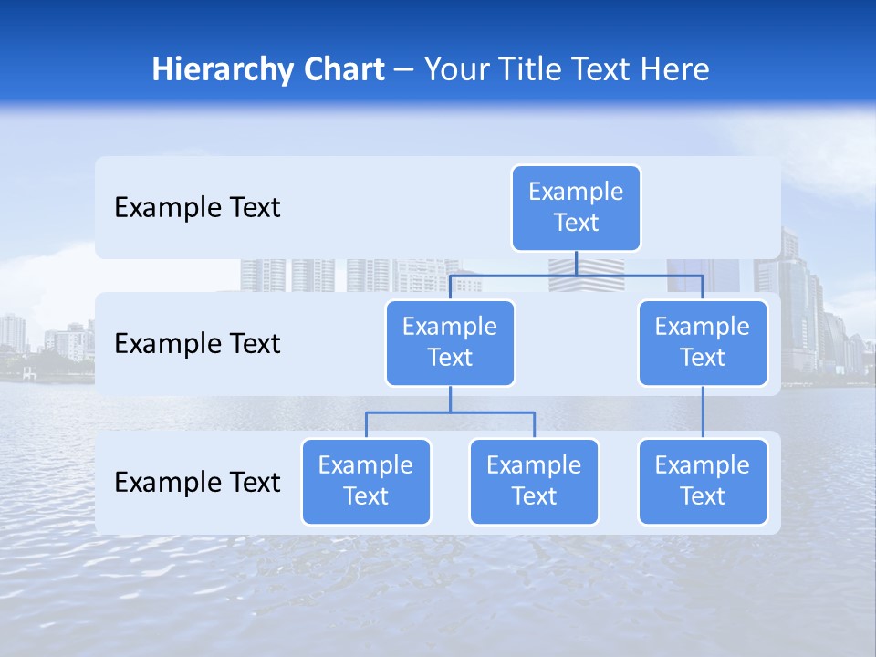 Light Metropolis Over PowerPoint Template