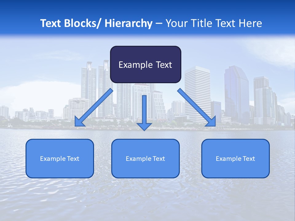 Light Metropolis Over PowerPoint Template