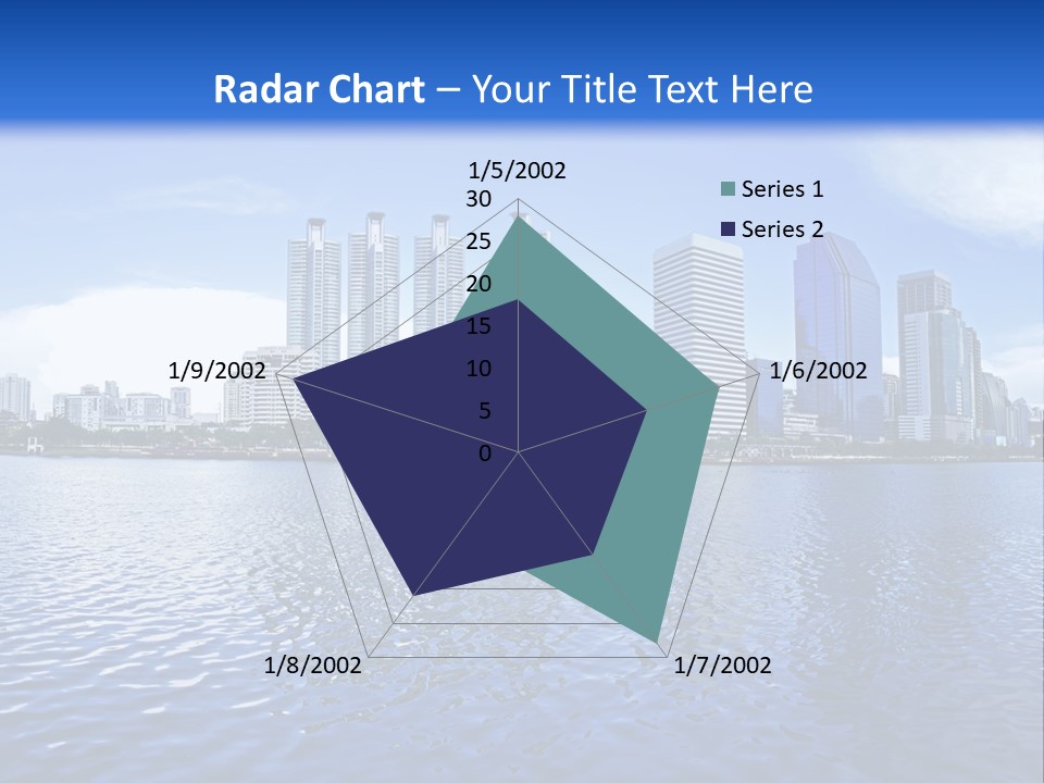 Light Metropolis Over PowerPoint Template