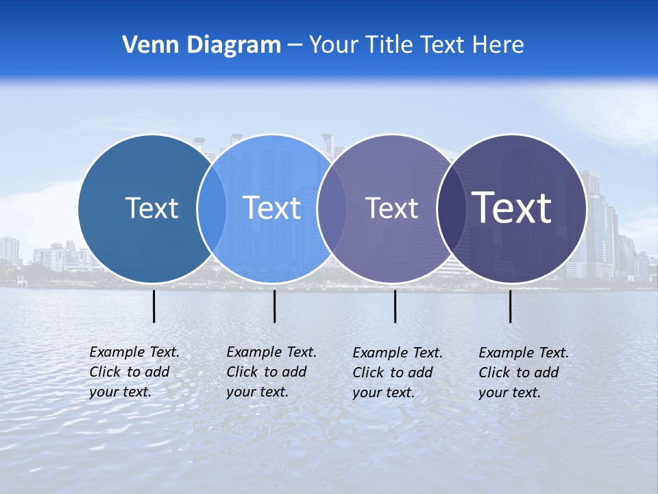 Light Metropolis Over PowerPoint Template