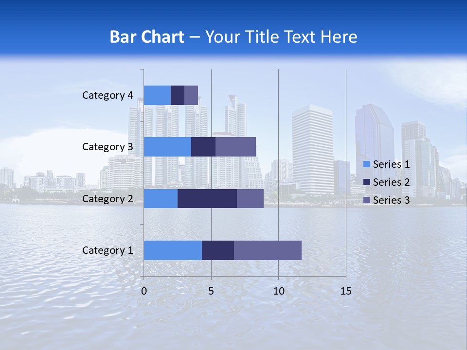 Light Metropolis Over PowerPoint Template