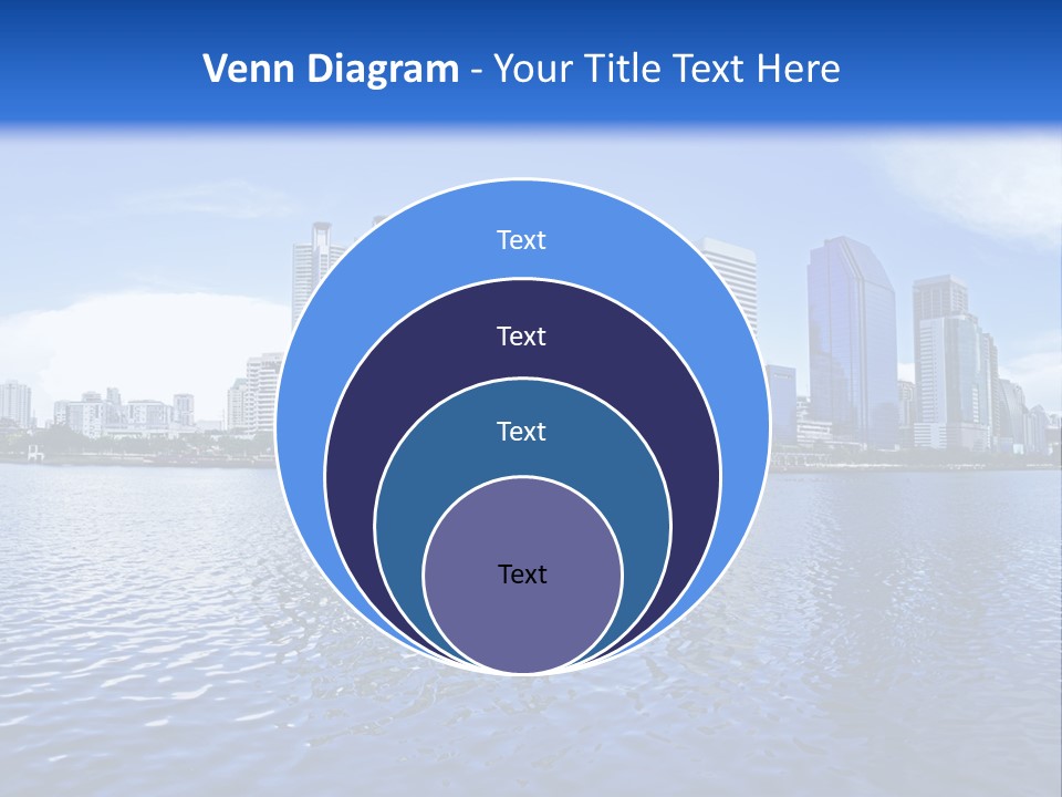 Light Metropolis Over PowerPoint Template