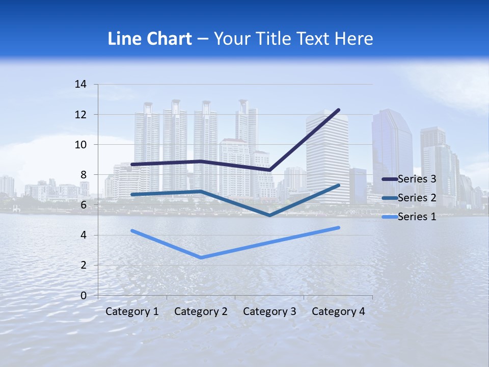 Light Metropolis Over PowerPoint Template