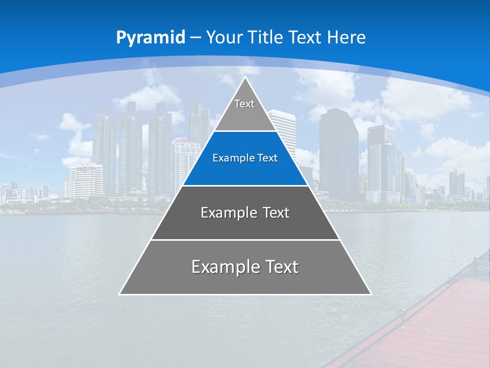 Water City Night PowerPoint Template