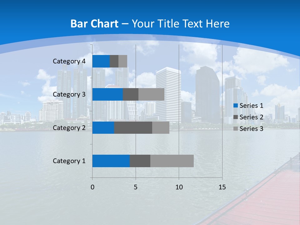 Water City Night PowerPoint Template