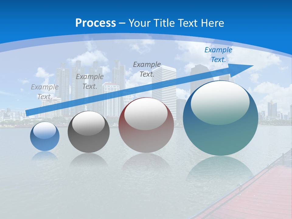 Water City Night PowerPoint Template