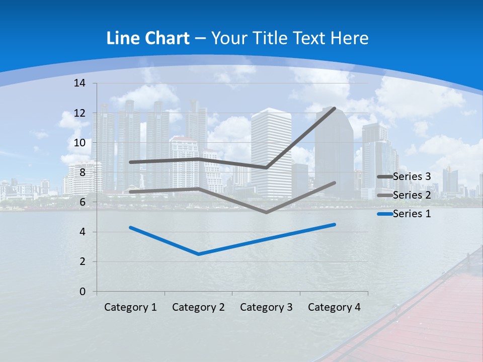 Water City Night PowerPoint Template