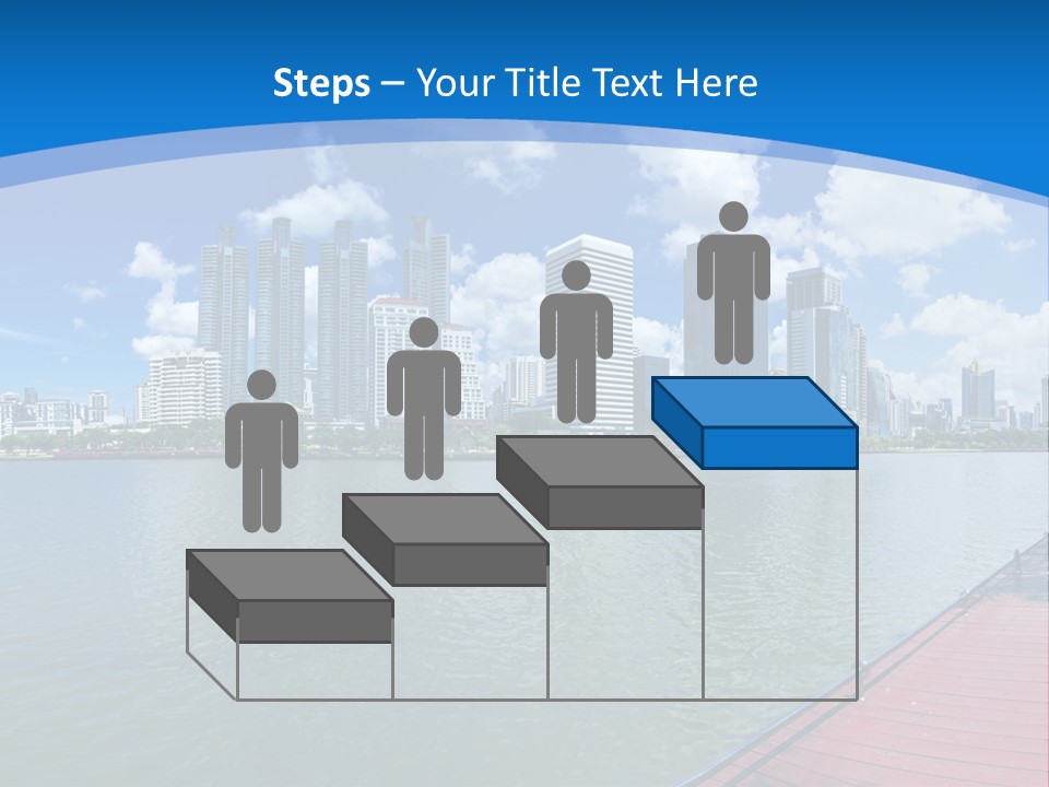 Water City Night PowerPoint Template