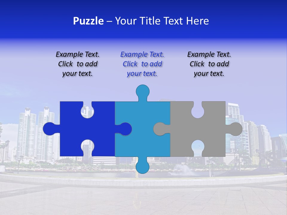 Bangkok Over Pathways PowerPoint Template