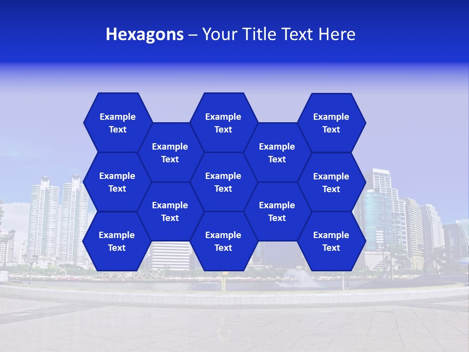 Bangkok Over Pathways PowerPoint Template