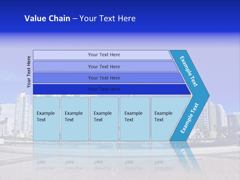Bangkok Over Pathways PowerPoint Template