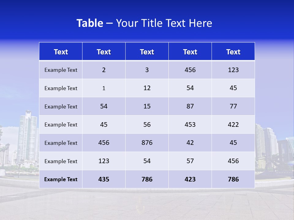Bangkok Over Pathways PowerPoint Template