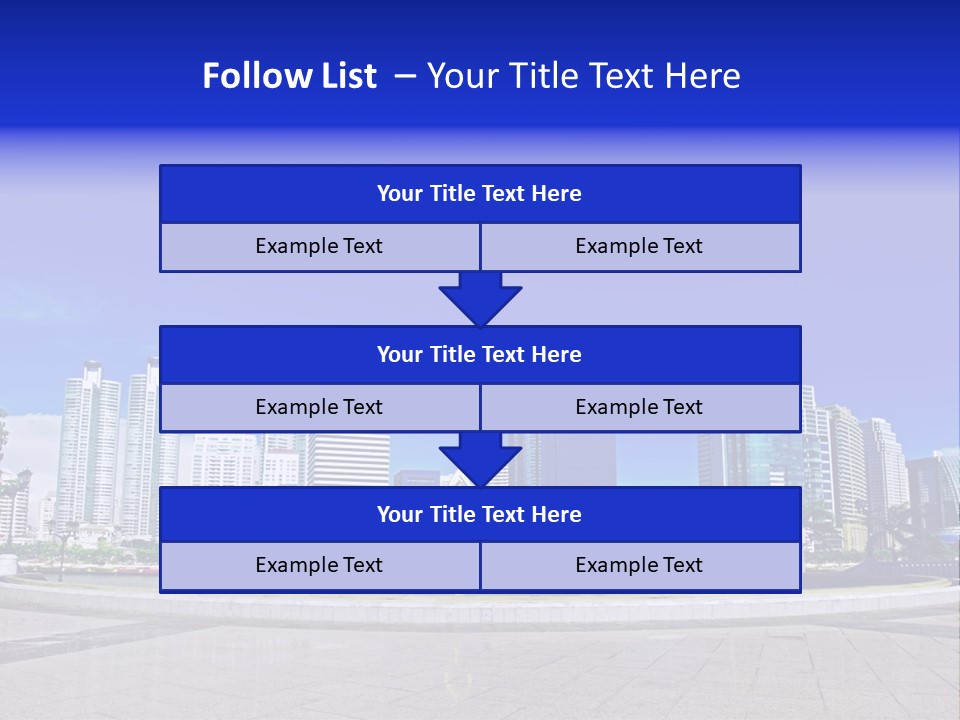 Bangkok Over Pathways PowerPoint Template
