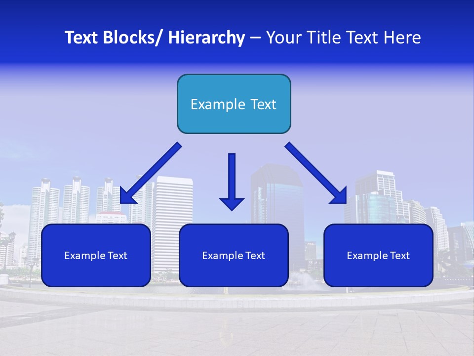 Bangkok Over Pathways PowerPoint Template