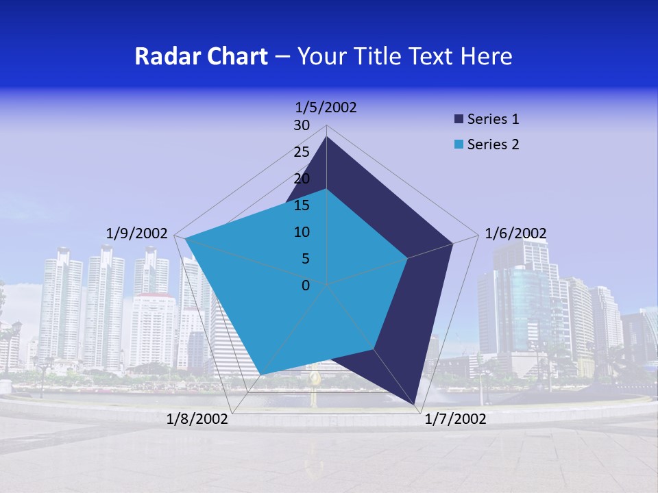 Bangkok Over Pathways PowerPoint Template