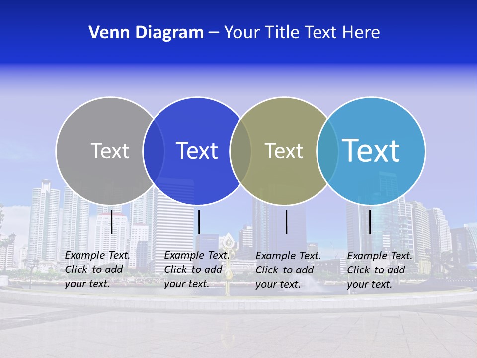 Bangkok Over Pathways PowerPoint Template