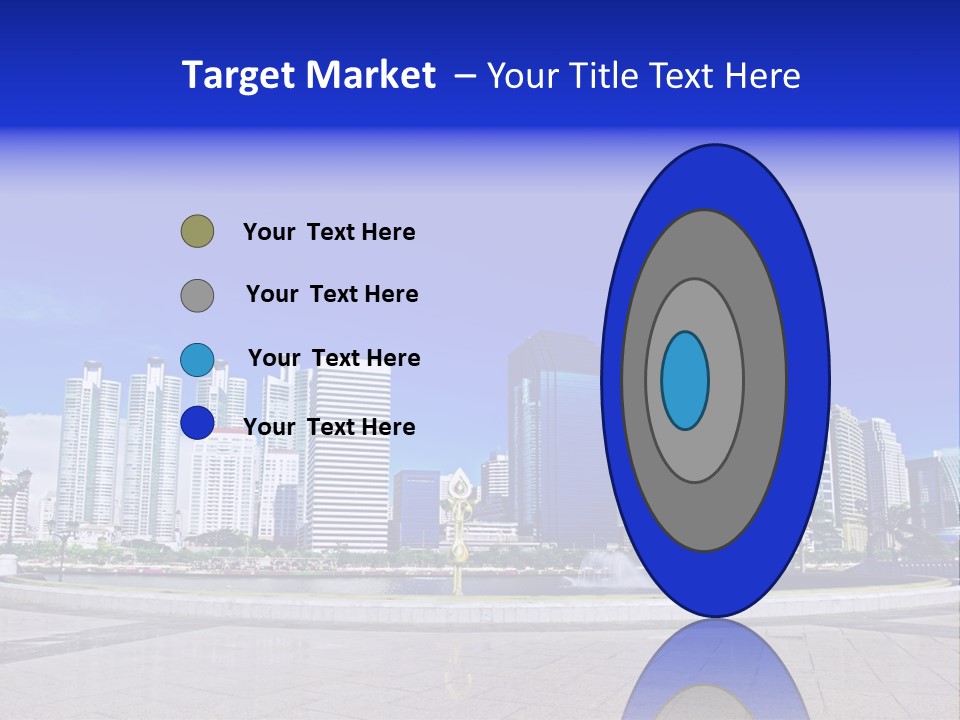 Bangkok Over Pathways PowerPoint Template