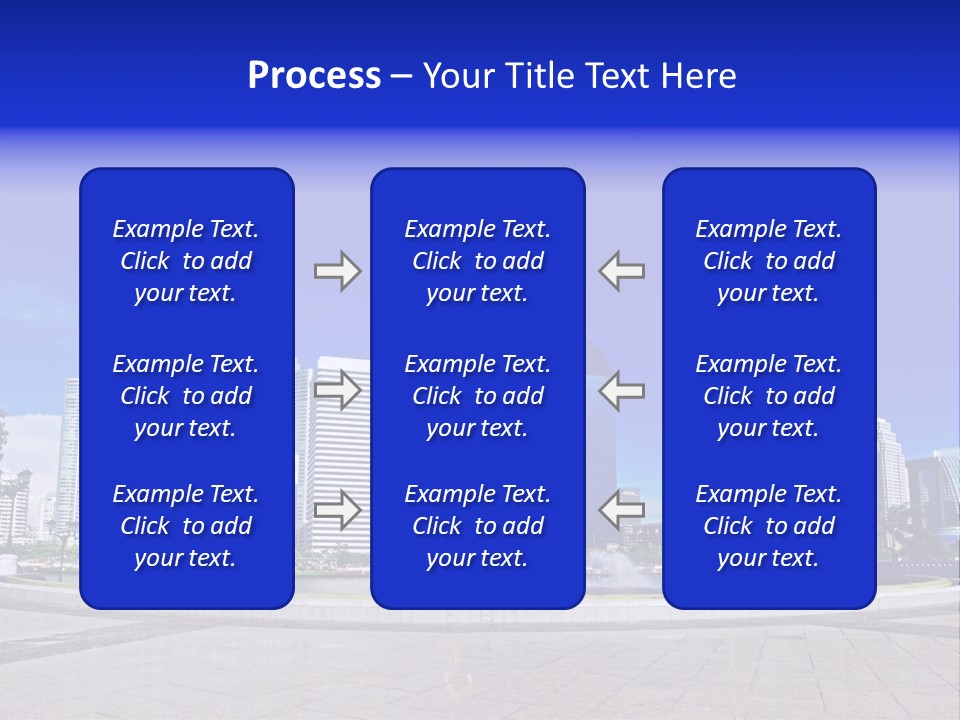 Bangkok Over Pathways PowerPoint Template