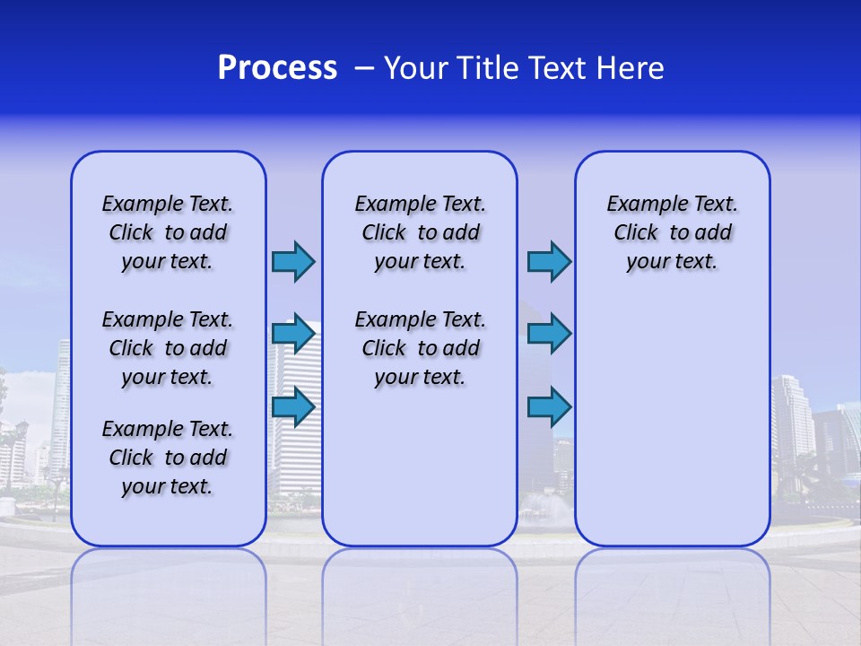 Bangkok Over Pathways PowerPoint Template
