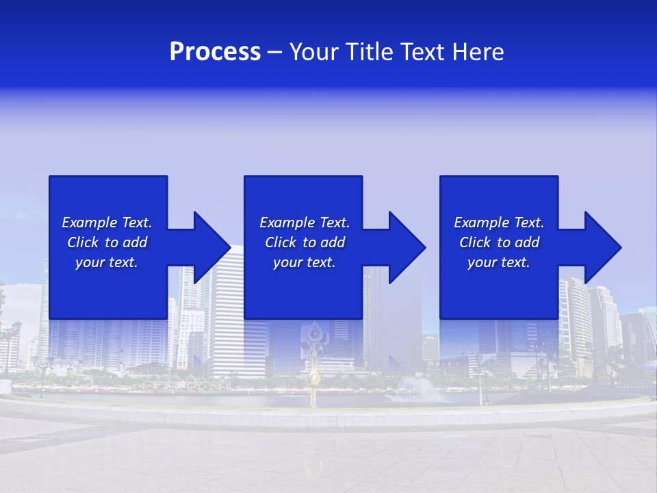 Bangkok Over Pathways PowerPoint Template