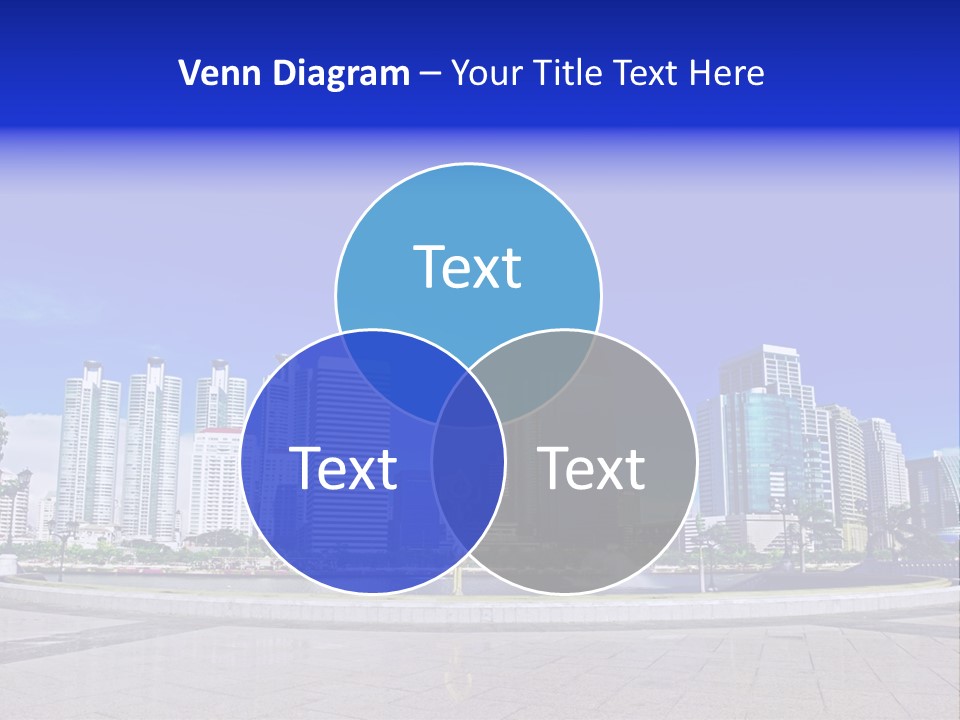 Bangkok Over Pathways PowerPoint Template