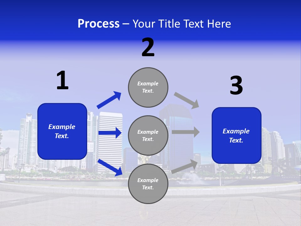 Bangkok Over Pathways PowerPoint Template