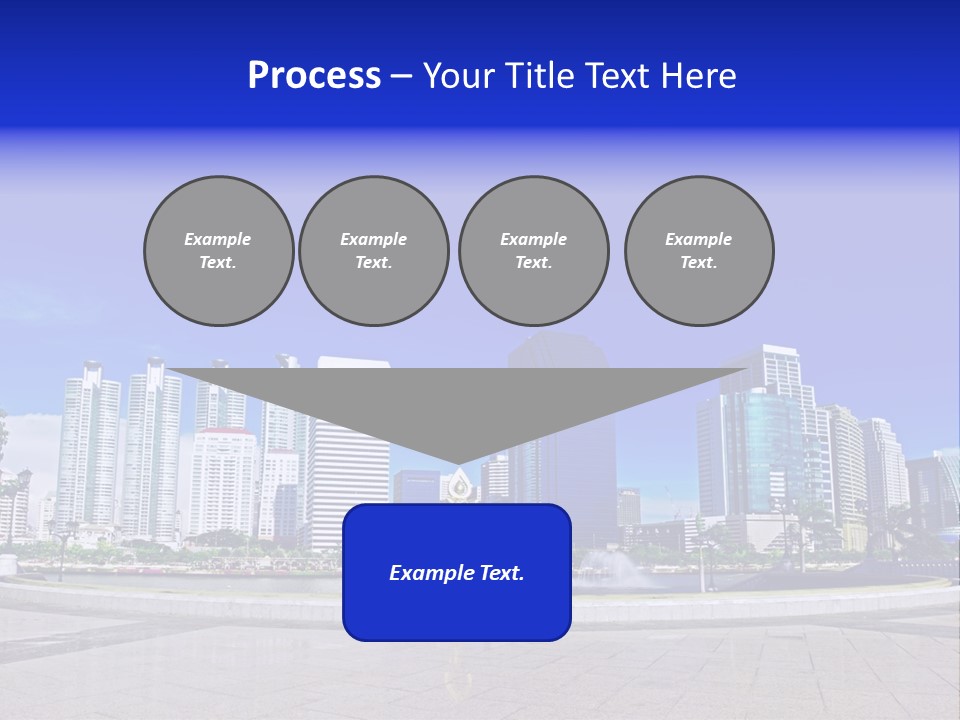 Bangkok Over Pathways PowerPoint Template