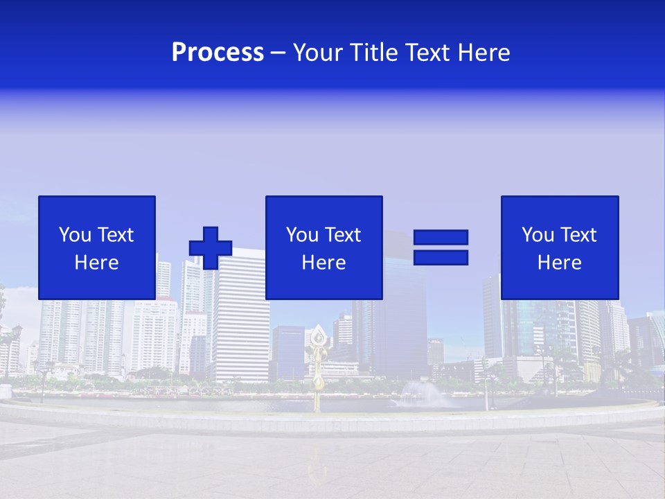 Bangkok Over Pathways PowerPoint Template