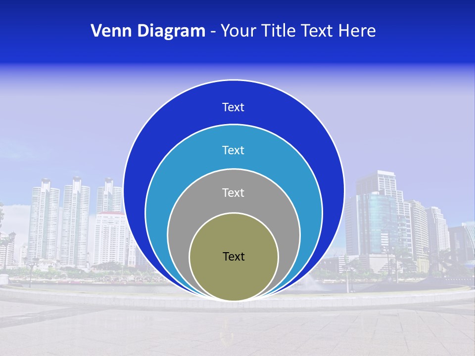 Bangkok Over Pathways PowerPoint Template