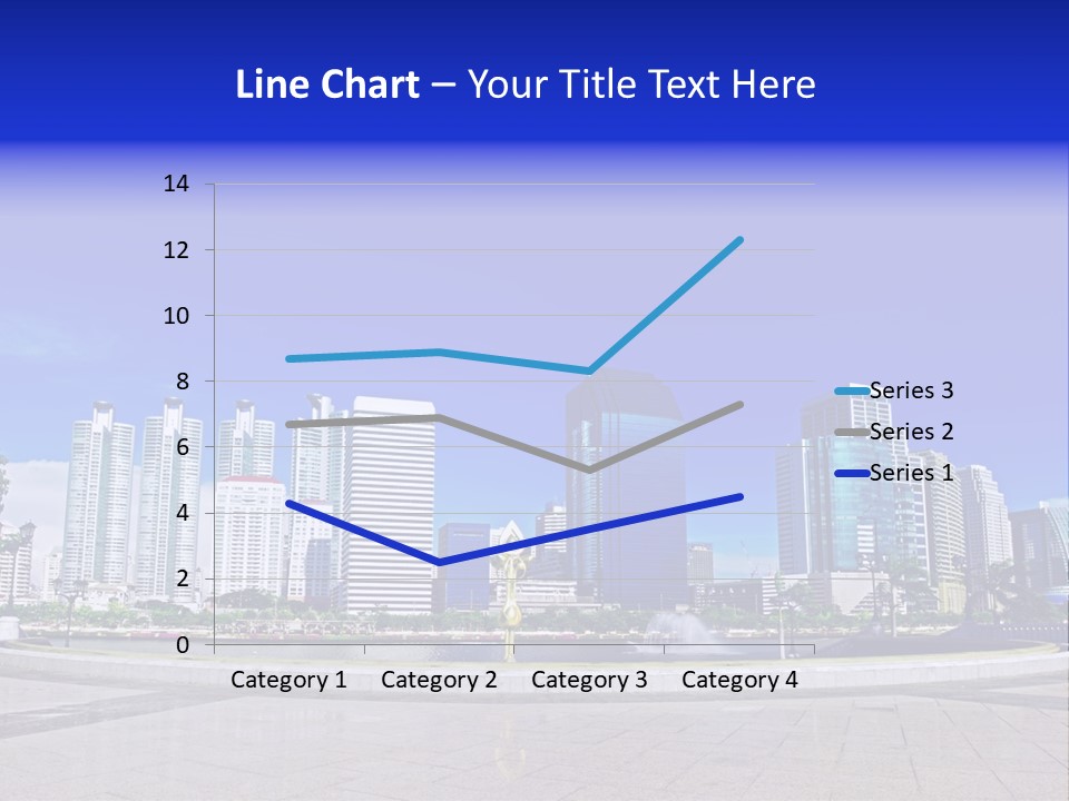 Bangkok Over Pathways PowerPoint Template