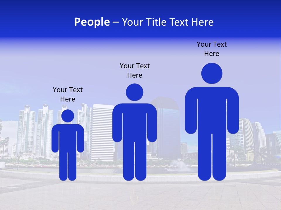 Bangkok Over Pathways PowerPoint Template