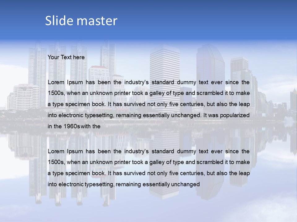 Views Midtown Parks PowerPoint Template