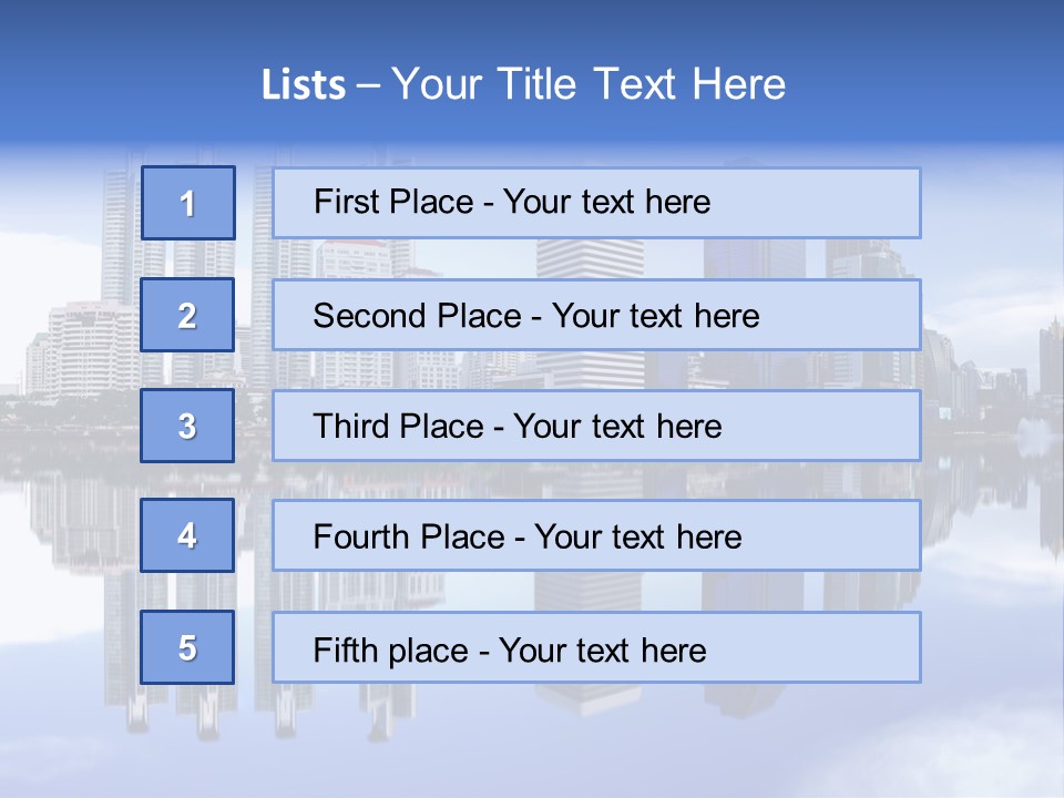 Views Midtown Parks PowerPoint Template