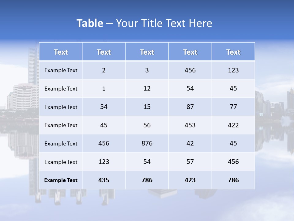 Views Midtown Parks PowerPoint Template