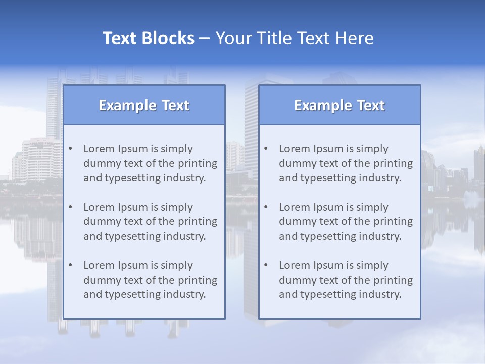 Views Midtown Parks PowerPoint Template