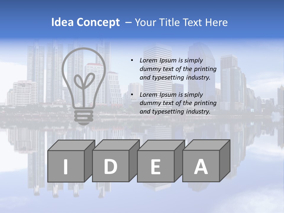 Views Midtown Parks PowerPoint Template