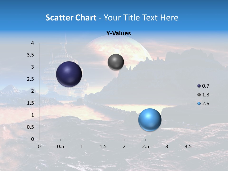 Castle White Lunar PowerPoint Template
