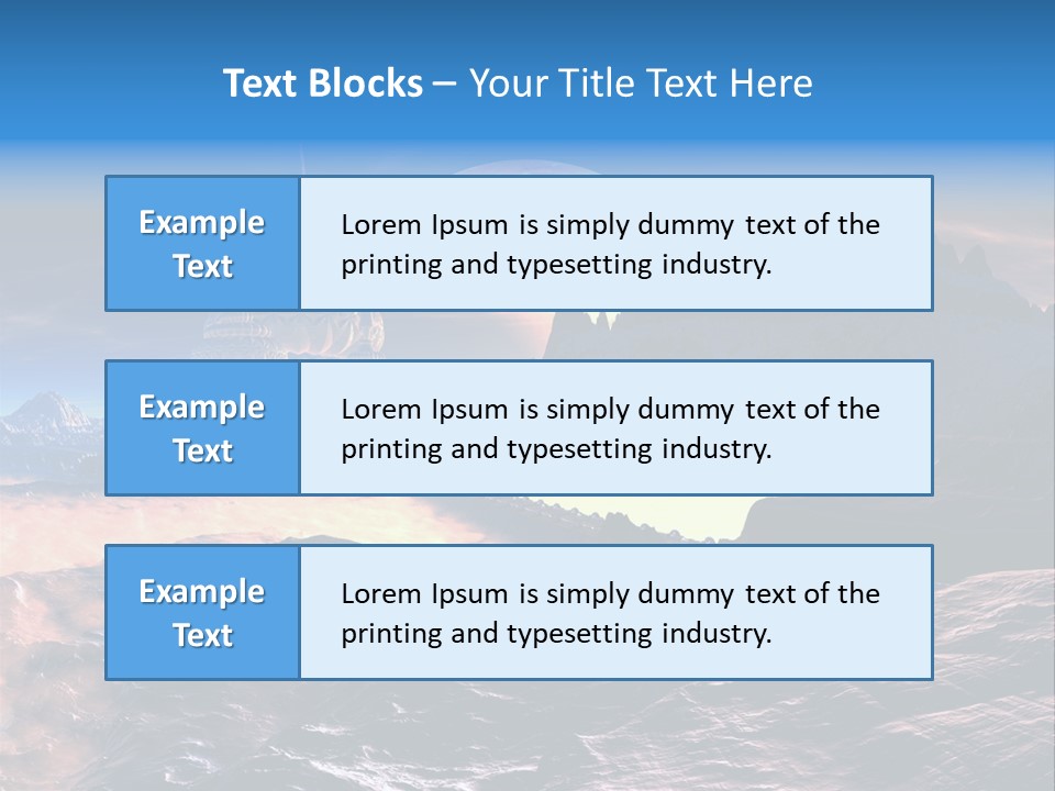 Castle White Lunar PowerPoint Template