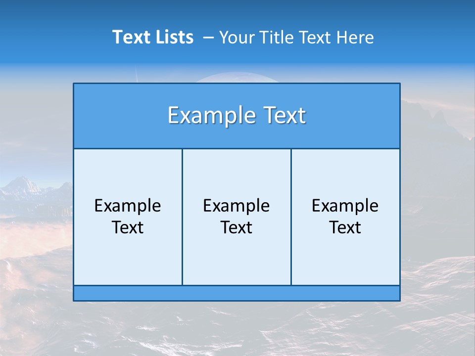 Castle White Lunar PowerPoint Template