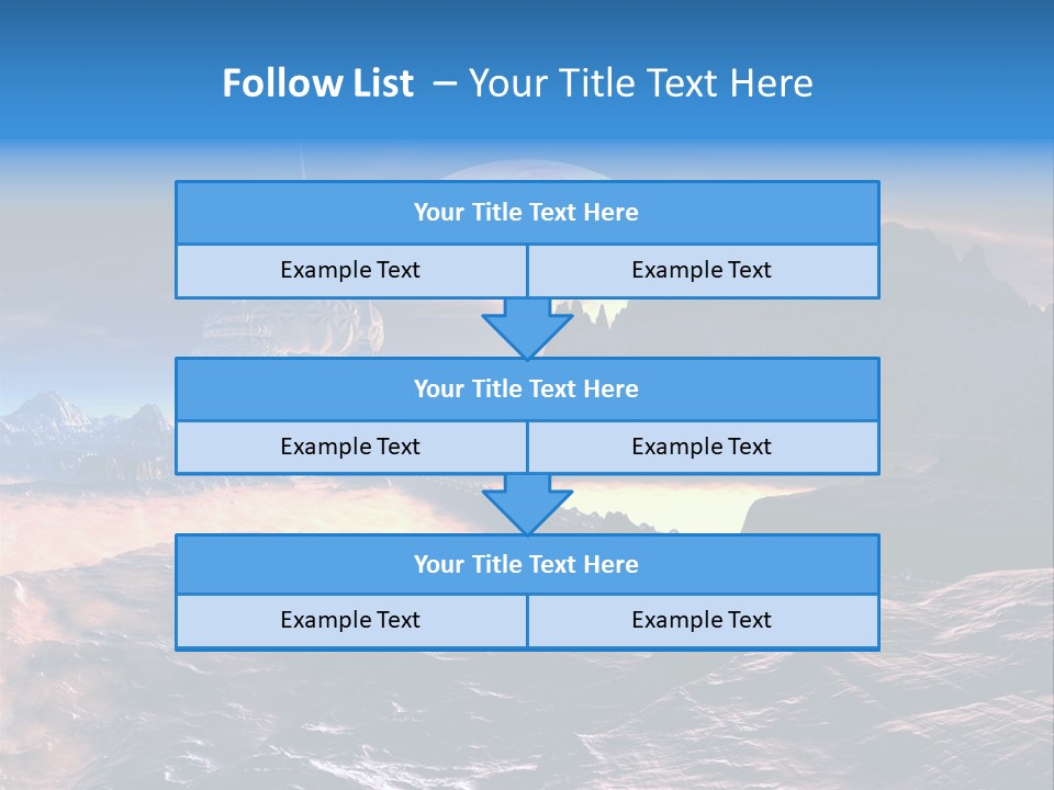 Castle White Lunar PowerPoint Template
