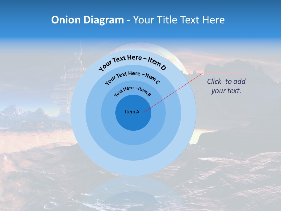 Castle White Lunar PowerPoint Template