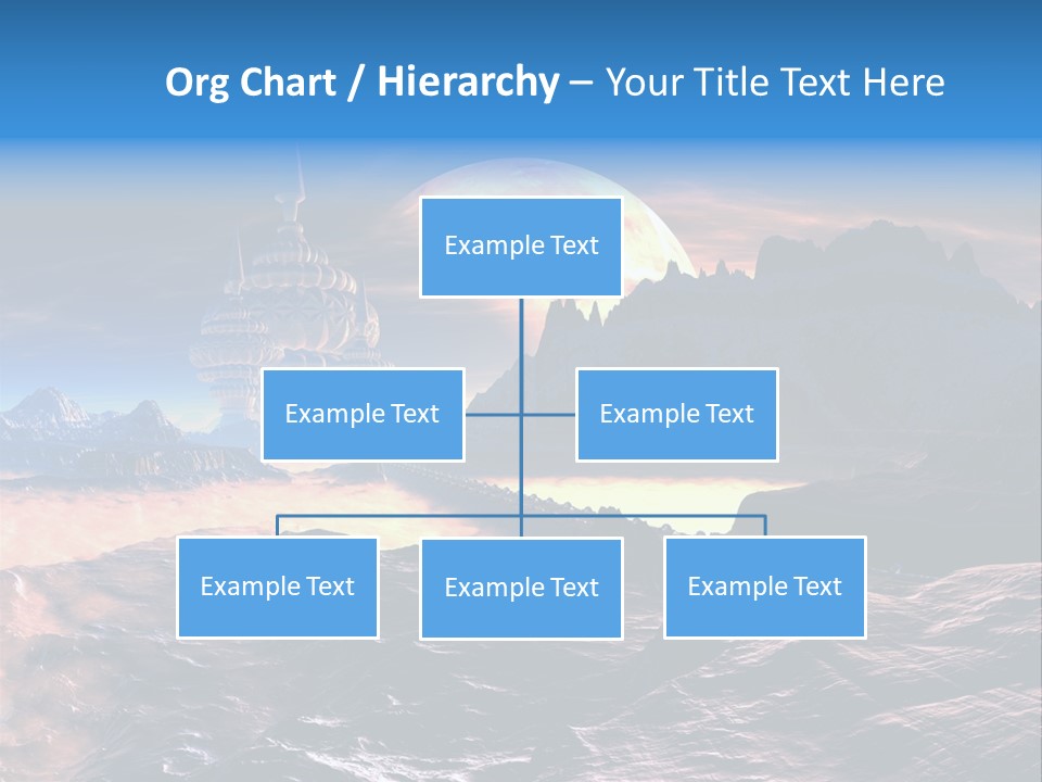 Castle White Lunar PowerPoint Template