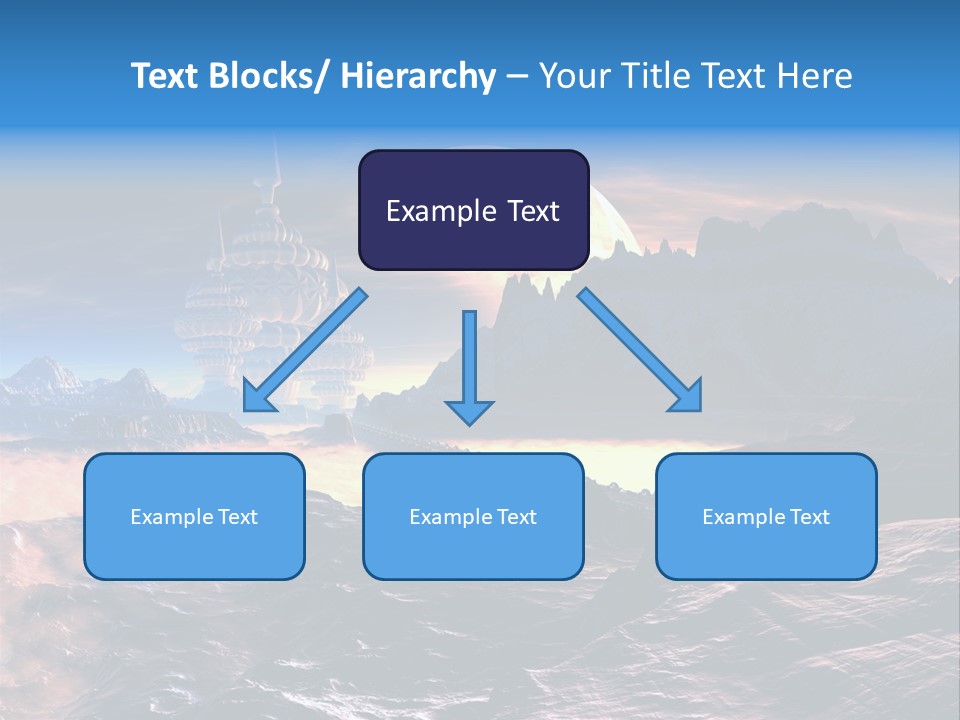Castle White Lunar PowerPoint Template