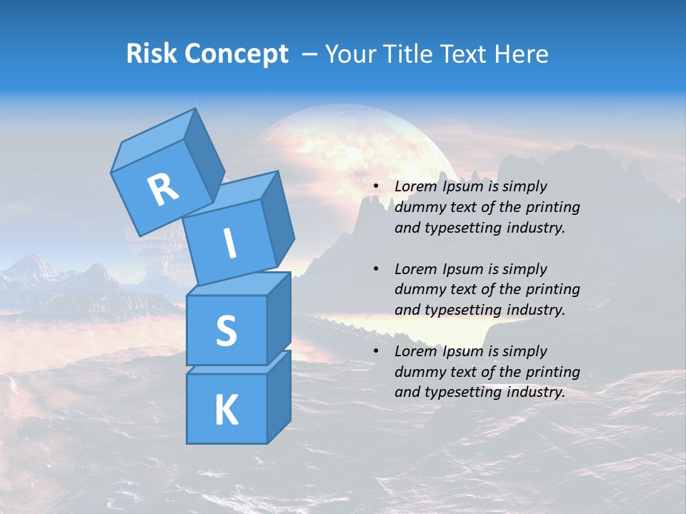 Castle White Lunar PowerPoint Template