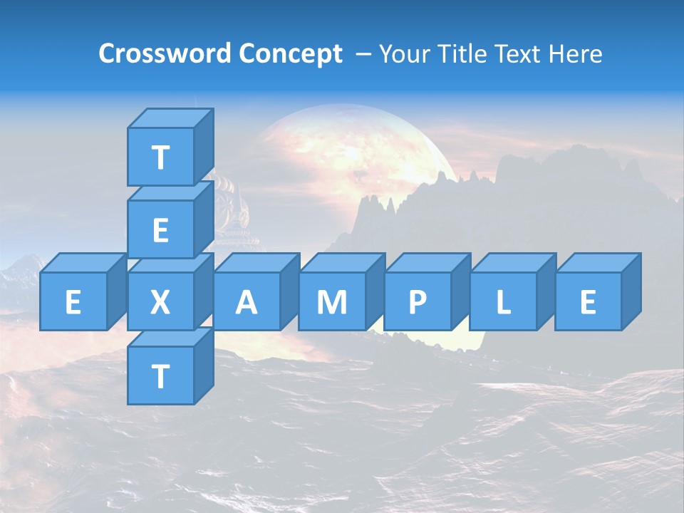 Castle White Lunar PowerPoint Template