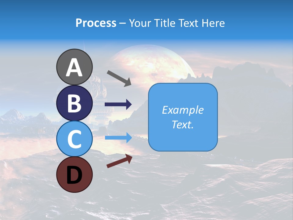 Castle White Lunar PowerPoint Template